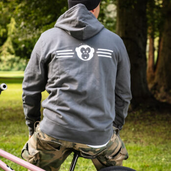 The Moody Macaque Hoodie Jacket Antracite